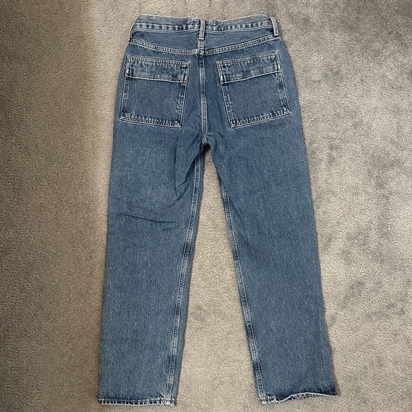 Agolde Cooper Cargo Women’s Jeans -Blue Wash - Picture 4 of 4